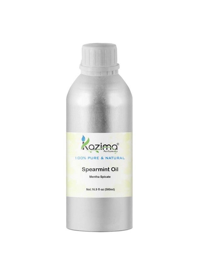 KAZIMA - Spearmint Essential Oil 100% Pure Natural & Undiluted Oil For Skin Care & Hair Care 500 Ml - Image 1