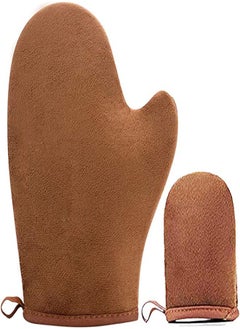 SYOSI 2 Pack Self Tanning Mitt Applicator Mitt Self Tanner Mits Self Tan Face Mit Tan Physics True Color Sunless Tanner Spray Tan Mitt Applicator Sunless Tanning  - Image 1