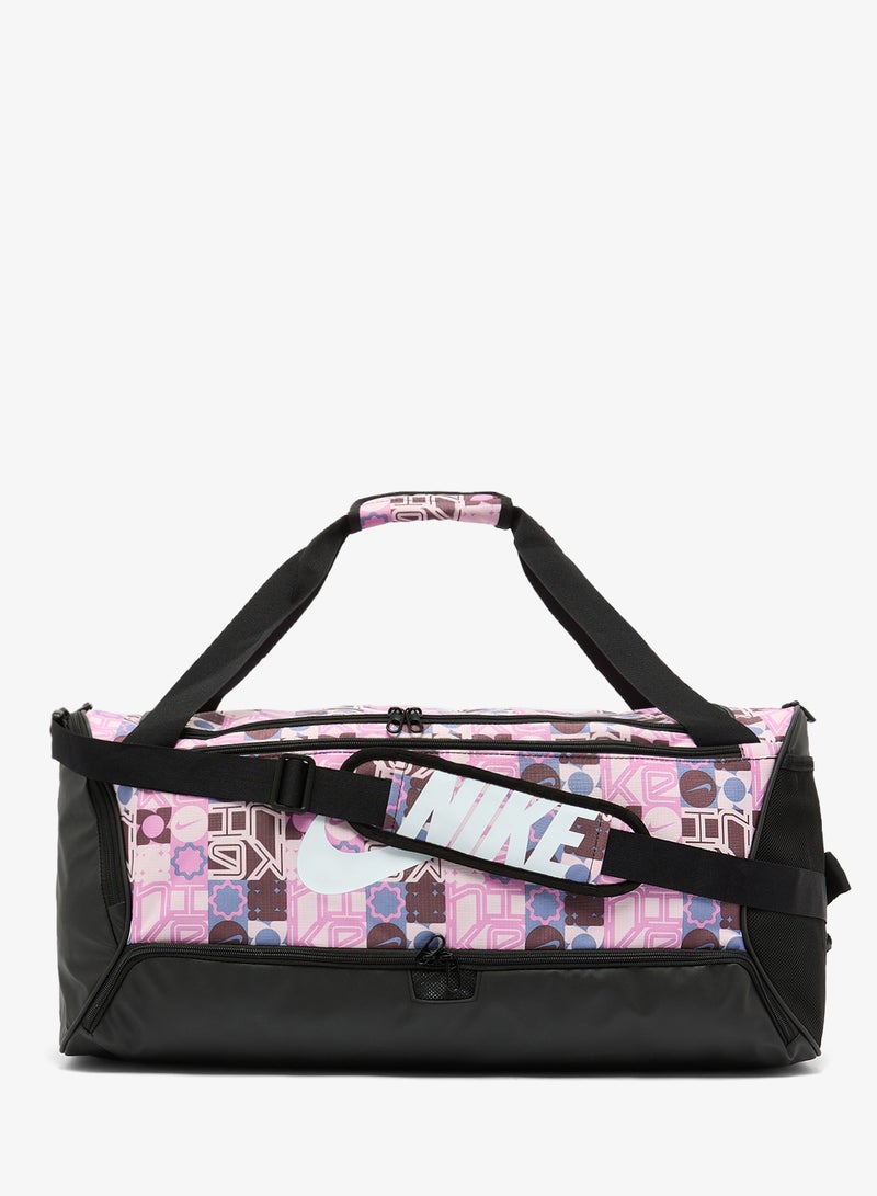 نايكي حقيبة دافل برازيليا متوسطة بنقشة - Image 1