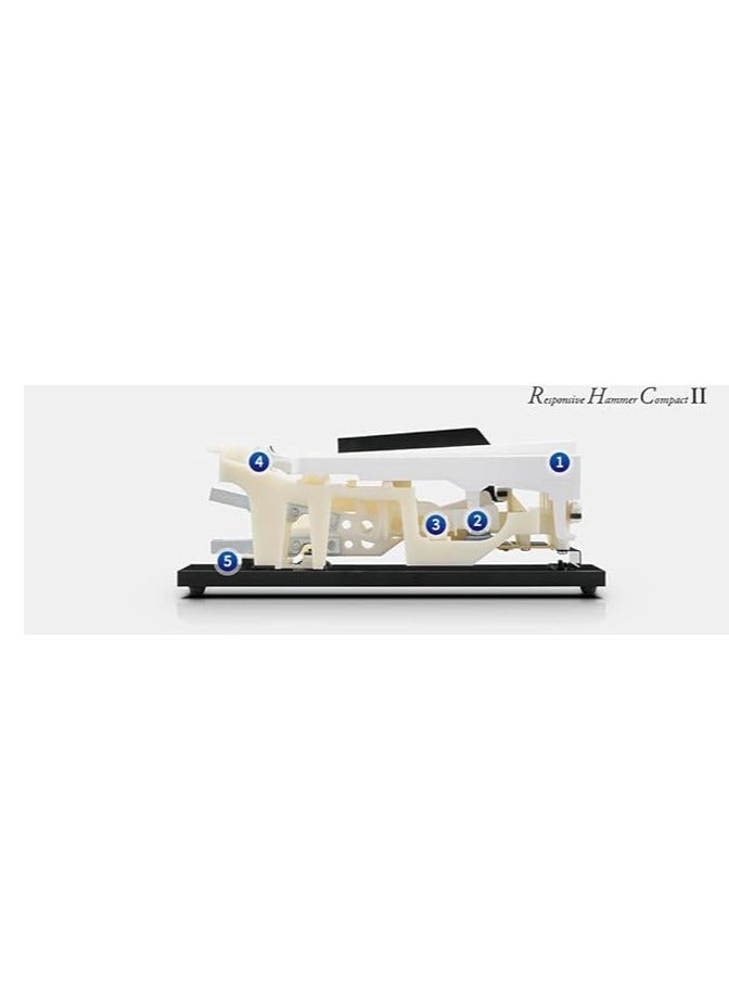 KAWAI KDP120 Digital Piano And Stool In Satin Black Finish With 1 Year Warranty - Image 4