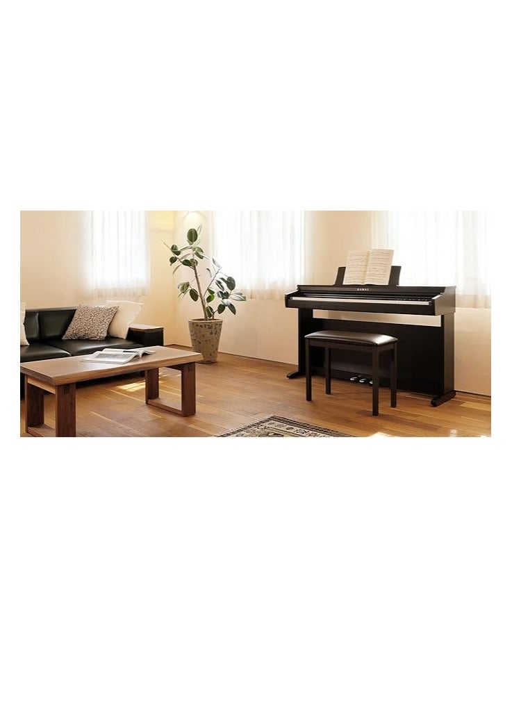 KAWAI KDP120 Digital Piano And Stool In Satin Black Finish With 1 Year Warranty - Image 3