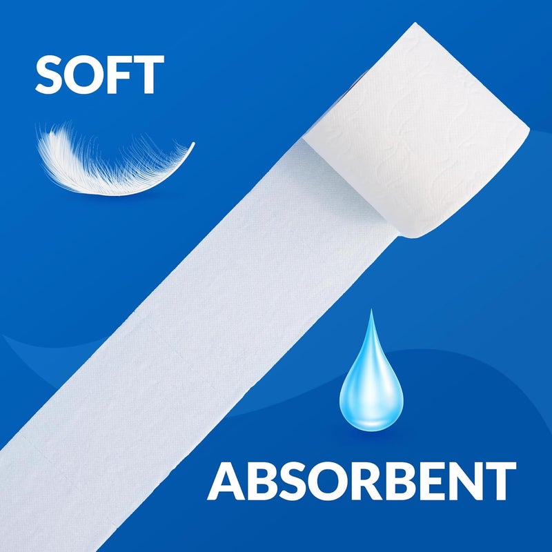 Scott Economical 2 Ply Toilet Paper - 160 Toilet Tissue Rolls x 230 Pulls (36,800 Pulls)- Bathroom Tissue From Kimberly Clark (Pack of 2) - Image 4
