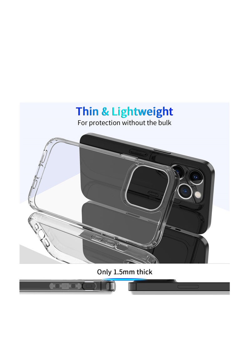 Protect iPhone 13 Pro Max Lucid Clear Case High-Quality TPU Anti Scratch Shockproof 6.7 Inch Cover  - Image 5