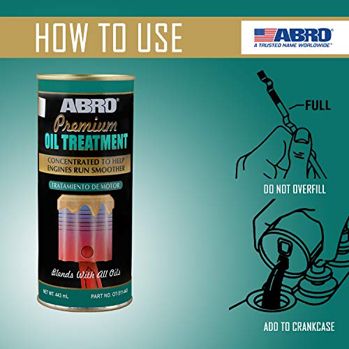 ABRO OT-511-443 Petrol & Diesel Engine Oil Treatment Friction & Sound Reducer for Car SUV & Auto (443ml) - Image 4