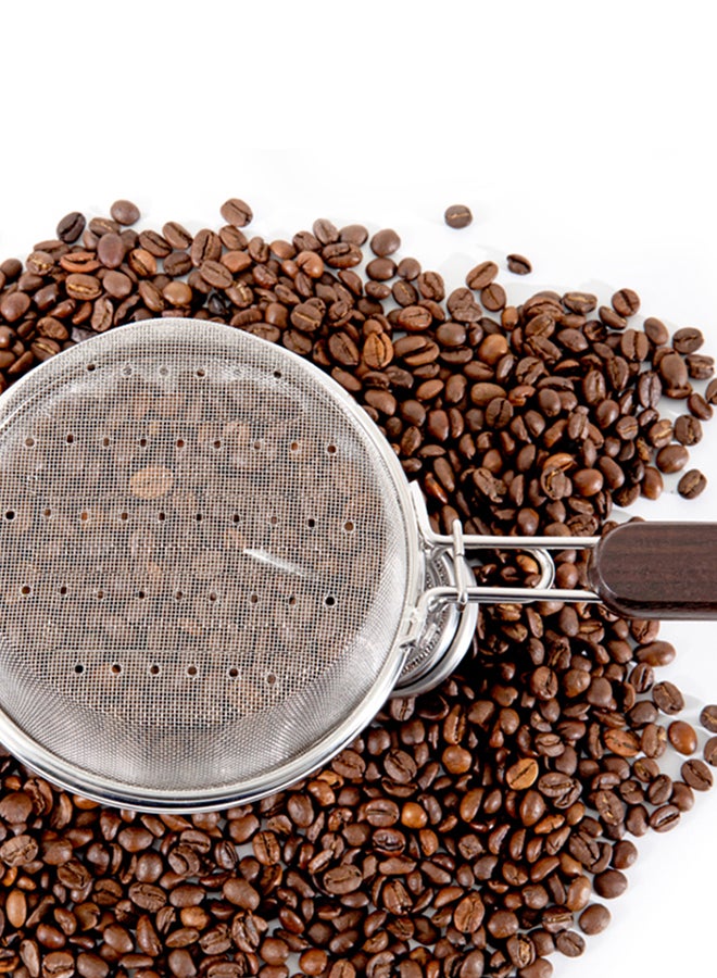 دي بي تي محمصة قهوة مع ميزان حرارة 33.6* 12.7* 6.4 سم- متينة ومقاومة للصدأ - Image 4