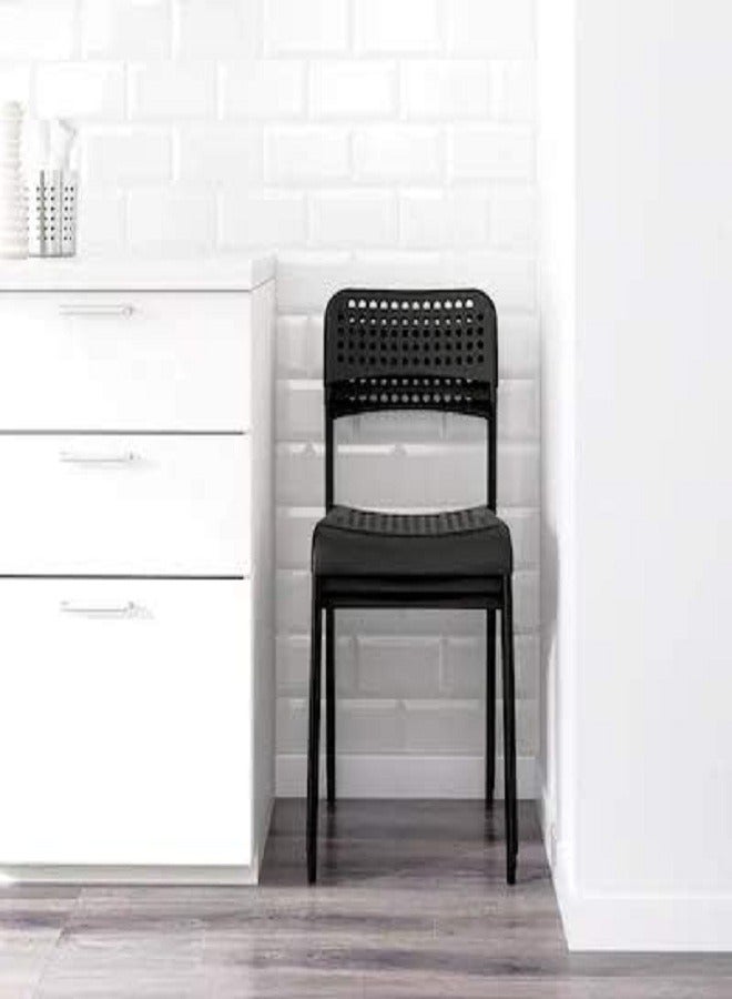 Generic Black dining table chair 