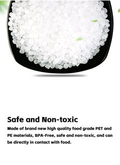 Teuuea 12 Pieces Large Multigrain Storage Bags, Washable Reusable Stand up Grain Container, Fresh-keeping Moisture-proof Sealed Bag, Large Hole Pour Storage Pouches for Food Grain Beans Liquid Storage  - Image 4