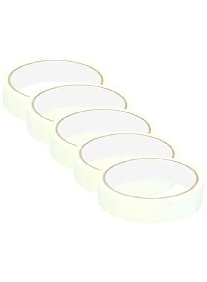Medium White Masking Tape 5pcs Tearable for Painting Watercolor Sketching DIY Crafts - Image 1