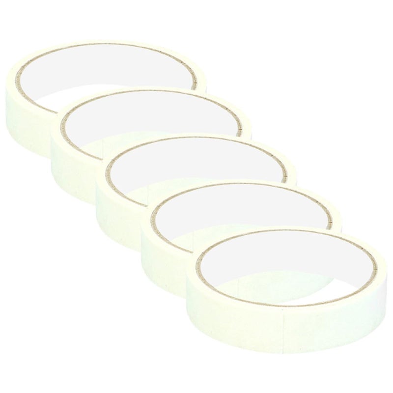 Medium White Masking Tape 5pcs Tearable for Painting Watercolor Sketching DIY Crafts - Image 2