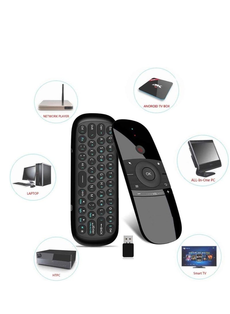 Air Remote 2.4G Wireless Keyboard W1 Remote Control for Android TV Box/PC/Projector/HTPC/All-in-one PC and More