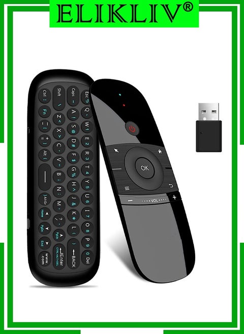 Air Remote 2.4G Wireless Keyboard W1 Remote Control for Android TV Box/PC/Projector/HTPC/All-in-one PC and More