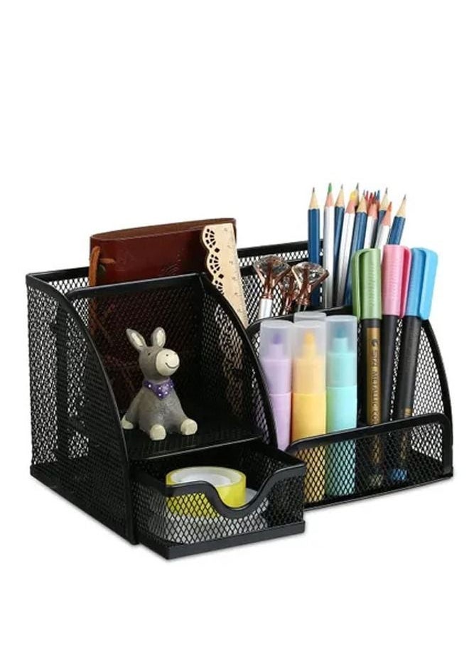 AMERTEER - 7-Compartment Multi-Function Desk Mesh Organizer - Image 1