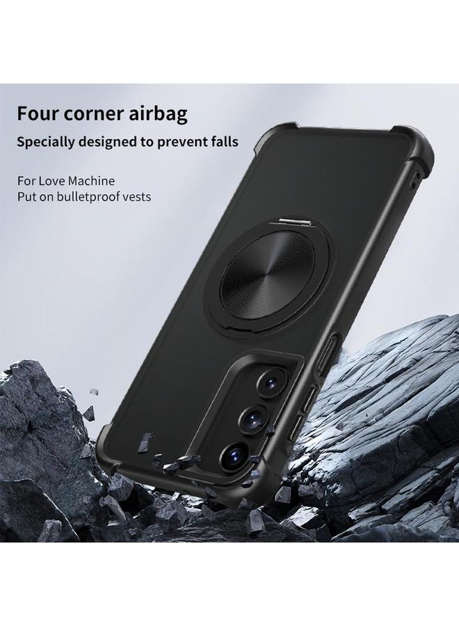 erorex Case For Samsung Galaxy A16 5G / 4G CD Texture 360 Degree Rotating Holder MagSafe Phone Case - Image 4