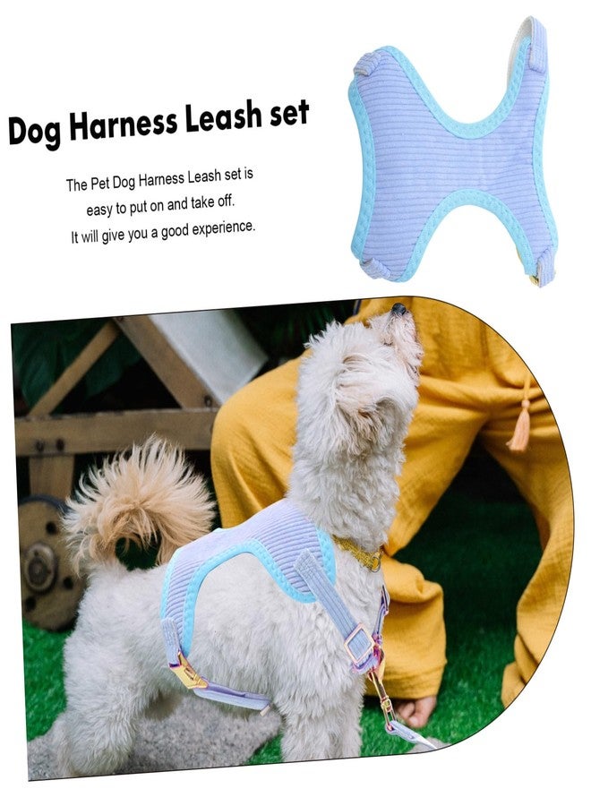 VICASKY 1set Lightweight Dog Leash and Collar Breathable Vest for Small Puppies Includes Pet Poop Bag Dispenser and Stylish Bandana for Daily Walks - Image 3