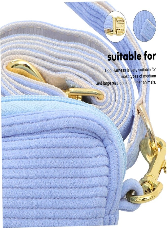 VICASKY 1set Lightweight Dog Leash and Collar Breathable Vest for Small Puppies Includes Pet Poop Bag Dispenser and Stylish Bandana for Daily Walks - Image 4