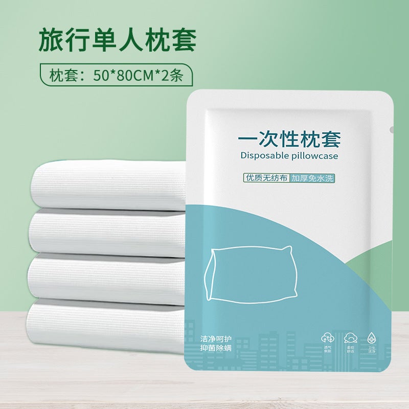 Clean Disposable Bed Sheet Set Pillowcase "50x 80cm * 2] 