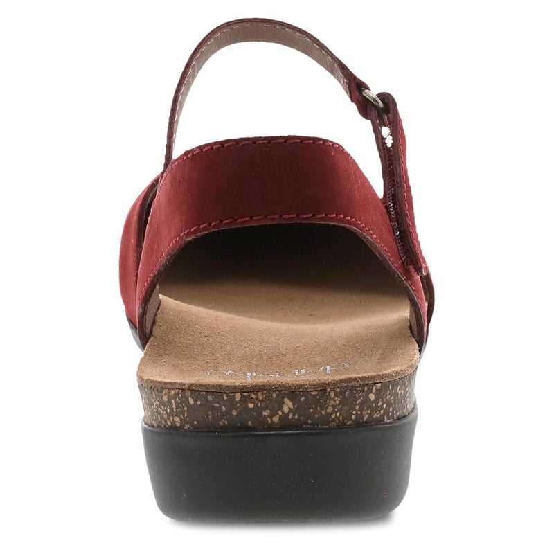 Dansko Rowan Sandal for Women â€“ Memory Foam and Cork Footbed for Comfort and Arch Support â€“ Lightweight Rubber Outsole for Long-Lasting Wear Cinnabar 7.5-8 M US - Image 5