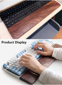 104 Keys(44cm) Premium Solid Wood Wrist Rest, Anti-Slip and Ergonomic Black Walnut Wrist Rest, Set for Office and Games Wrist Rest for Pain Relief - pzsku/ZDC574B468590F465548EZ/45/_/1734662651/1eb2ba9b-e8cb-44b8-8868-4fde1b58bc3d