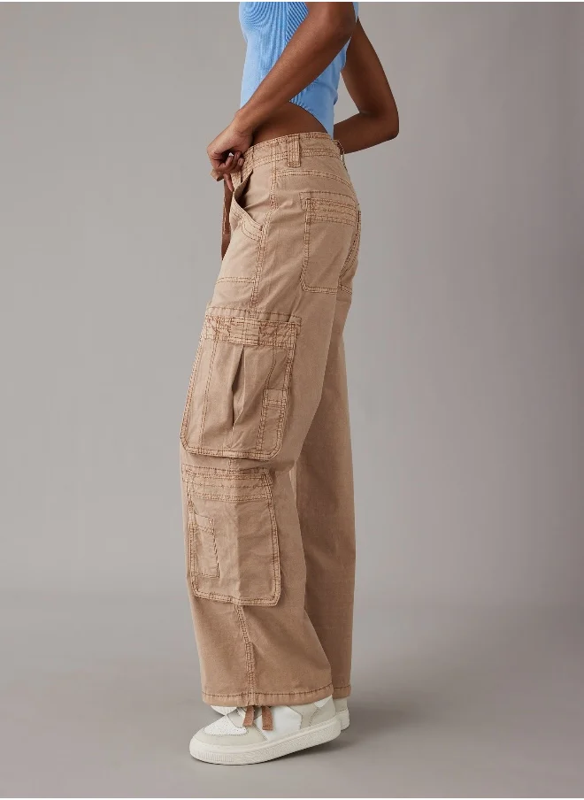American Eagle AE High-Waisted Convertible Baggy Cargo Jogger