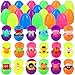 Lumiparty 18pcs Easter Eggs PreFilled with Animal Finger Puppets for Easter Party Favors Easter Basket Stuffers Easter Egg Fillers Easter Eggs Hunt Classroom Prize Supplies - Image 4