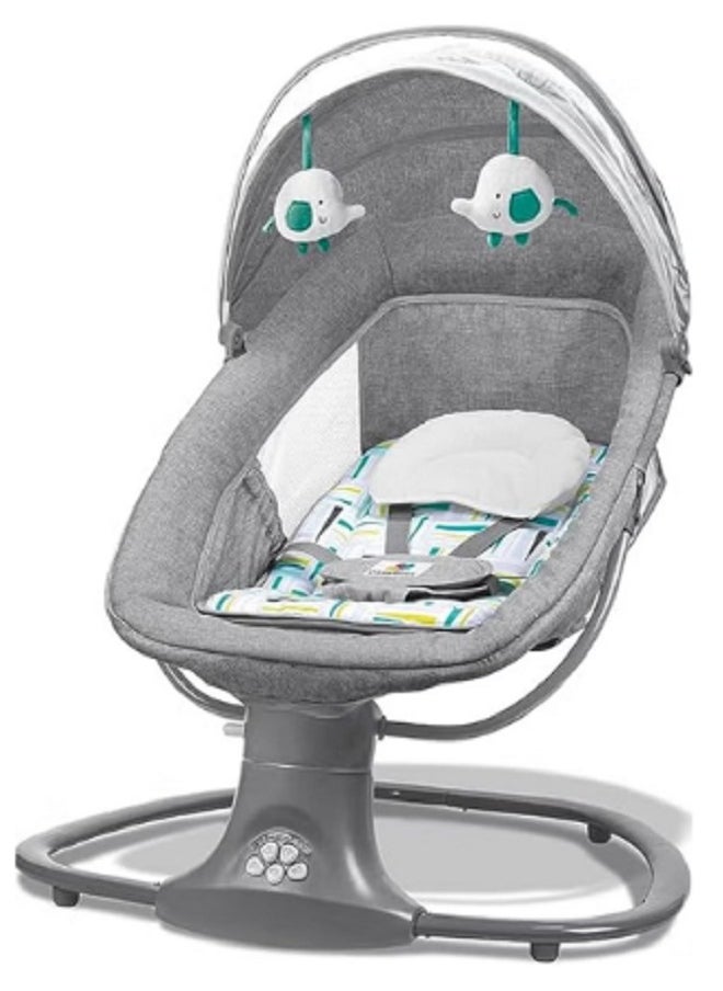 3-In-1 Multi-Functional Baby Bassinet Swings With Remote Control And 5 Adjustable Speeds, Upto 36 Months, Grey - pzsku/ZDC577331102105239012Z/45/_/1730474901/66bd6550-be19-4716-a735-8a34a1baed30
