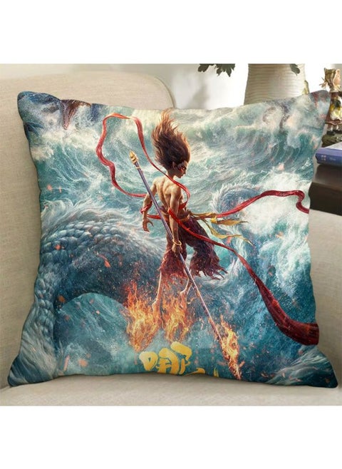 Which Surrounding Pillow, Which Ao Bing Ao Guang Ao Leap Shen Male Leopard Doll Diy Gift-Color:A9-Height:60x60cm Silky Bright Segment Double-sided Printing