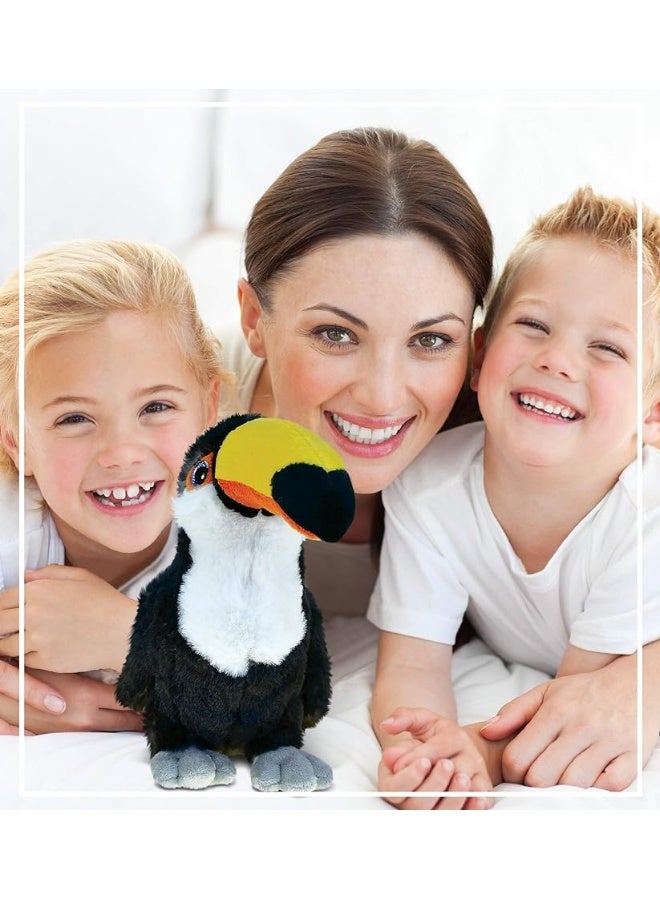 Puzzled DolliBu Toucan Plush - Super Soft Toucan Stuffed Animal, Cute Tropical Rainforest Animals Figures Bird Plush Toy for Boys and Girls, Adorable Toucan Bird Toy for Kids, Teens, and Adults - 8 Inches - Image 1