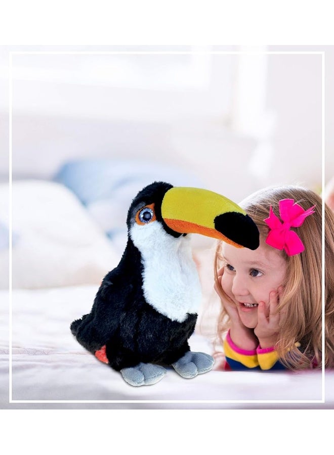 Puzzled DolliBu Toucan Plush - Super Soft Toucan Stuffed Animal, Cute Tropical Rainforest Animals Figures Bird Plush Toy for Boys and Girls, Adorable Toucan Bird Toy for Kids, Teens, and Adults - 8 Inches - Image 3