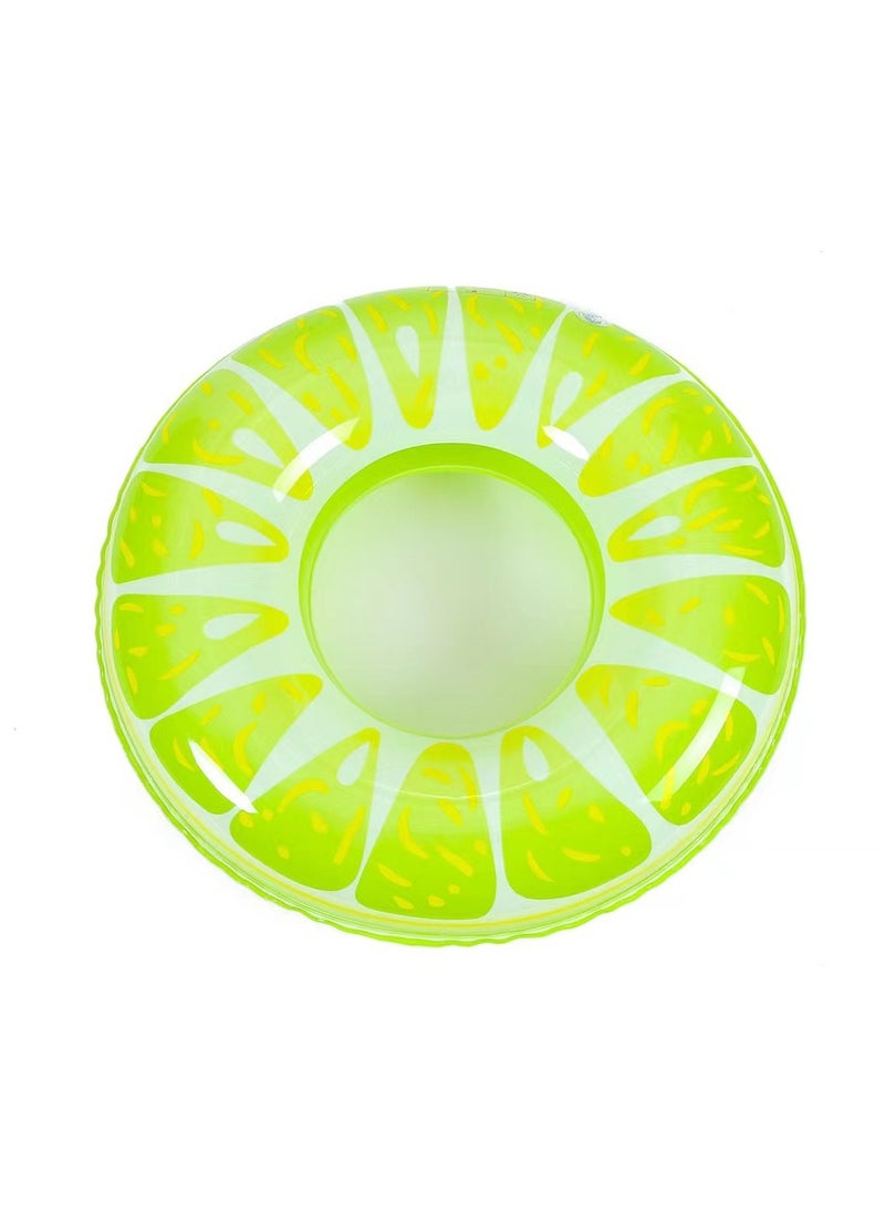 Goolsky - 1pc Fruit Pool Float Kiwi Swim Ring 70# - Inflatable Tube Float Toy, As Gift PVC Thickened - Image 1