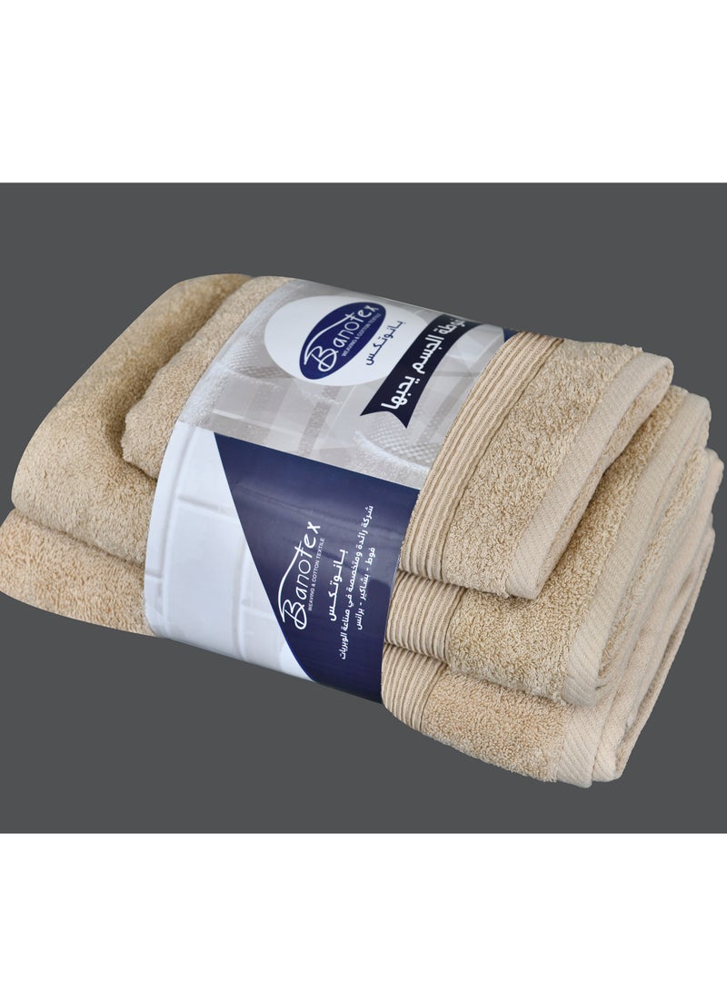 Banotex Banotex bath towels set (Luxe) 3 towels, sizes 50X100 cm 300 g+ 70X140 cm 600 g+ 90X150 cm 810 g100% Egyptian cotton product, high-quality and absorbent combed cotton, suitable for all uses  - Image 5
