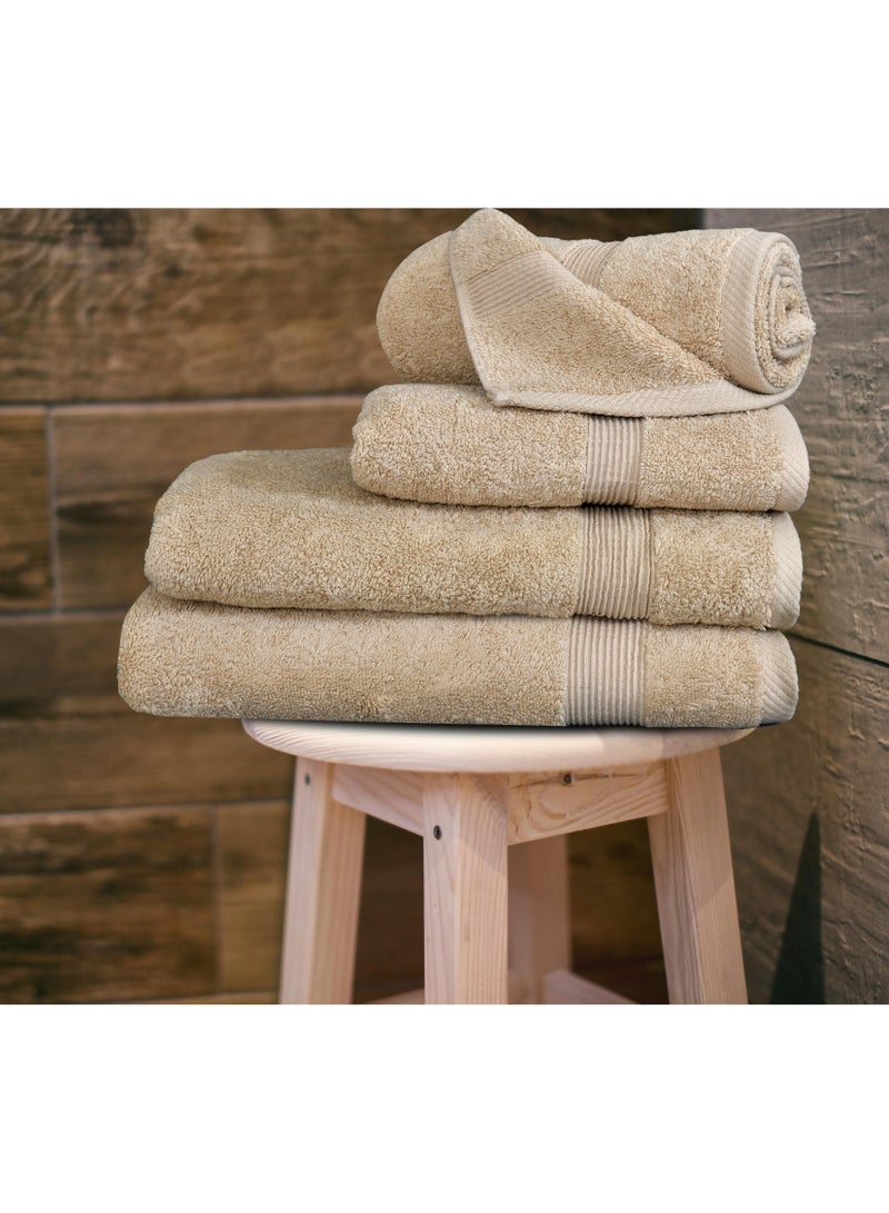 Banotex Banotex bath towels set (Luxe) 3 towels, sizes 50X100 cm 300 g+ 70X140 cm 600 g+ 90X150 cm 810 g100% Egyptian cotton product, high-quality and absorbent combed cotton, suitable for all uses  - Image 3