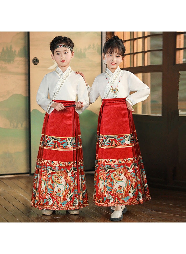 general Traditional Girl's Ancient Hanfu Costume - Elegant Princess Performance Dress for Stage, Cosplay & Cultural Events - Image 1
