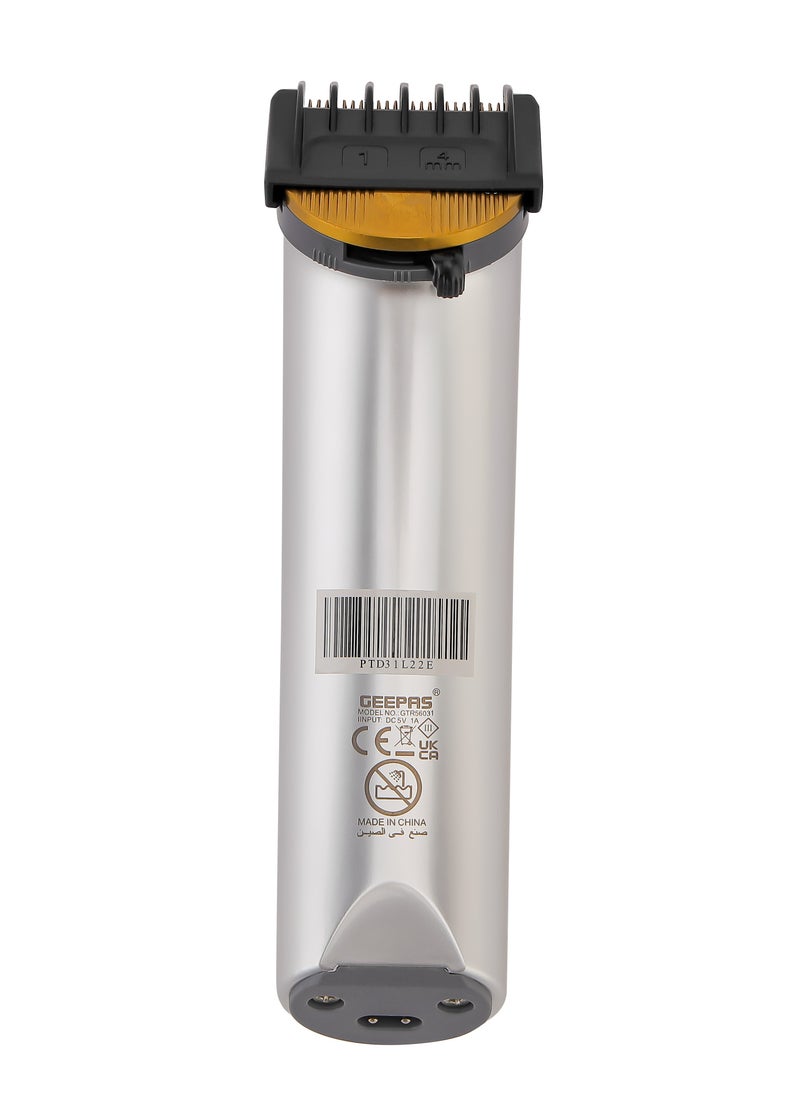 GEEPAS - Geepas Professional Digital Hair Clipper GTR56031, Hair Clipper with High Capacity Li Battery and Fast Charging, 5 Adjustable RPM, 5 Adjustable Cutting Blades and 5 Separate Combs, LCD Display - Image 1