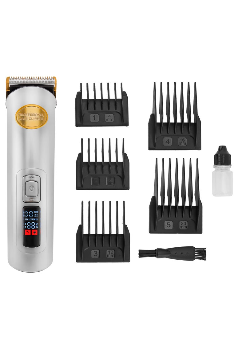 GEEPAS - Geepas Professional Digital Hair Clipper GTR56031, Hair Clipper with High Capacity Li Battery and Fast Charging, 5 Adjustable RPM, 5 Adjustable Cutting Blades and 5 Separate Combs, LCD Display - Image 1