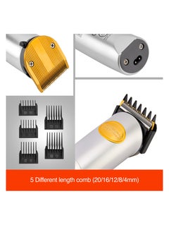 GEEPAS Geepas Professional Digital Hair Clipper GTR56031, Hair Clipper with High Capacity Li Battery and Fast Charging, 5 Adjustable RPM, 5 Adjustable Cutting Blades and 5 Separate Combs, LCD Display  - Image 4