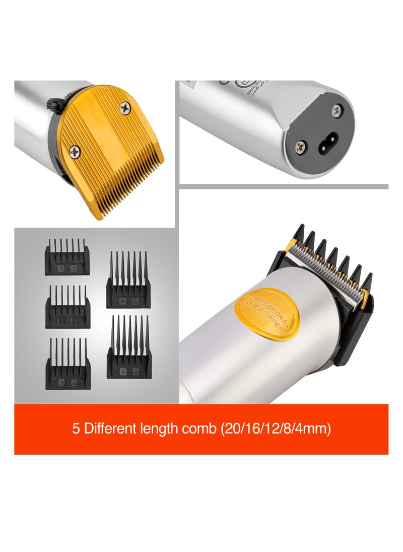 GEEPAS - Geepas Professional Digital Hair Clipper GTR56031, Hair Clipper with High Capacity Li Battery and Fast Charging, 5 Adjustable RPM, 5 Adjustable Cutting Blades and 5 Separate Combs, LCD Display - Image 1