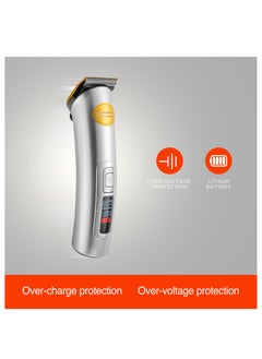 GEEPAS Geepas Professional Digital Hair Clipper GTR56031, Hair Clipper with High Capacity Li Battery and Fast Charging, 5 Adjustable RPM, 5 Adjustable Cutting Blades and 5 Separate Combs, LCD Display  - Image 5