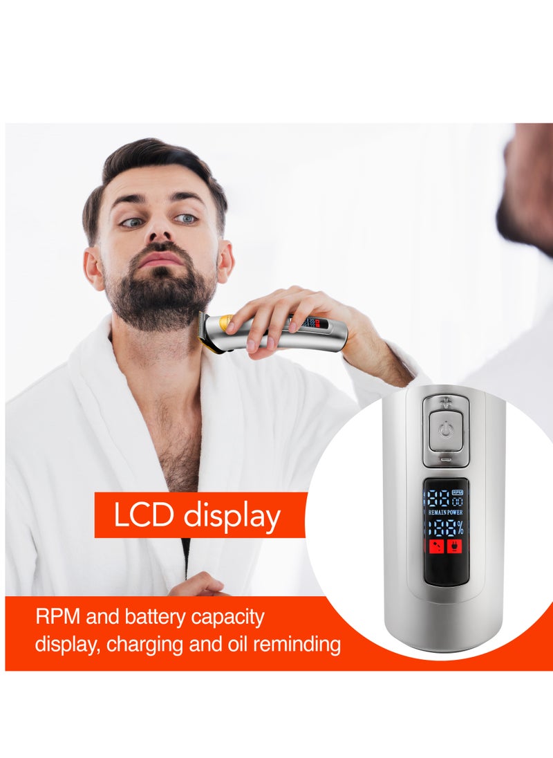 GEEPAS - Geepas Professional Digital Hair Clipper GTR56031, Hair Clipper with High Capacity Li Battery and Fast Charging, 5 Adjustable RPM, 5 Adjustable Cutting Blades and 5 Separate Combs, LCD Display - Image 1