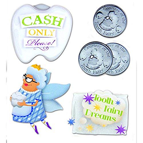 Karen Foster Design 3D Stacked Stickers, Tooth Fairy - Image 5