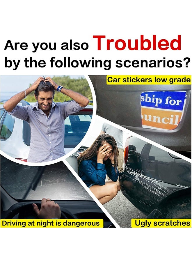 Student Driver Magnet for Car - Be Patient Student Driver Magnet New Student Driver Sticker Safety Warning Reflective Signs Reusable Movable 3 Pcs - Image 3