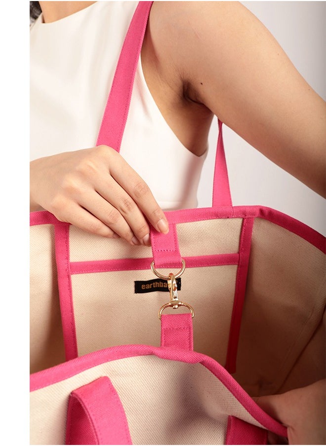 earthbags - Brooklyn Tote Bag Pink - Image 1