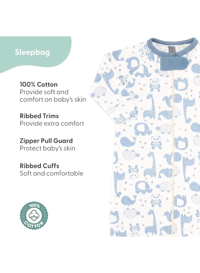 The Peanut Shell The Peanutshell Newborn Essentials Layette Gift Set for Baby Boys or Girls, Blue - Image 4