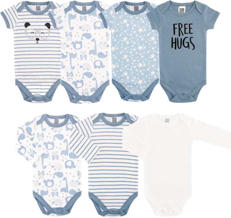 The Peanut Shell The Peanutshell Newborn Essentials Layette Gift Set for Baby Boys or Girls, Blue - Image 3