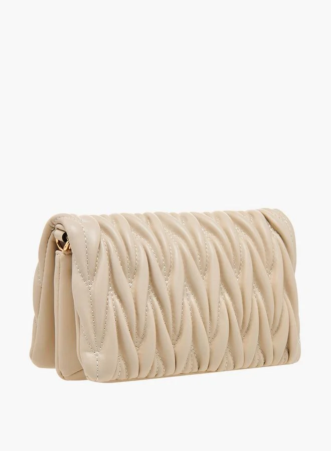 سيليست حقيبة كروس بودي مبطنة بحزام سلسلة