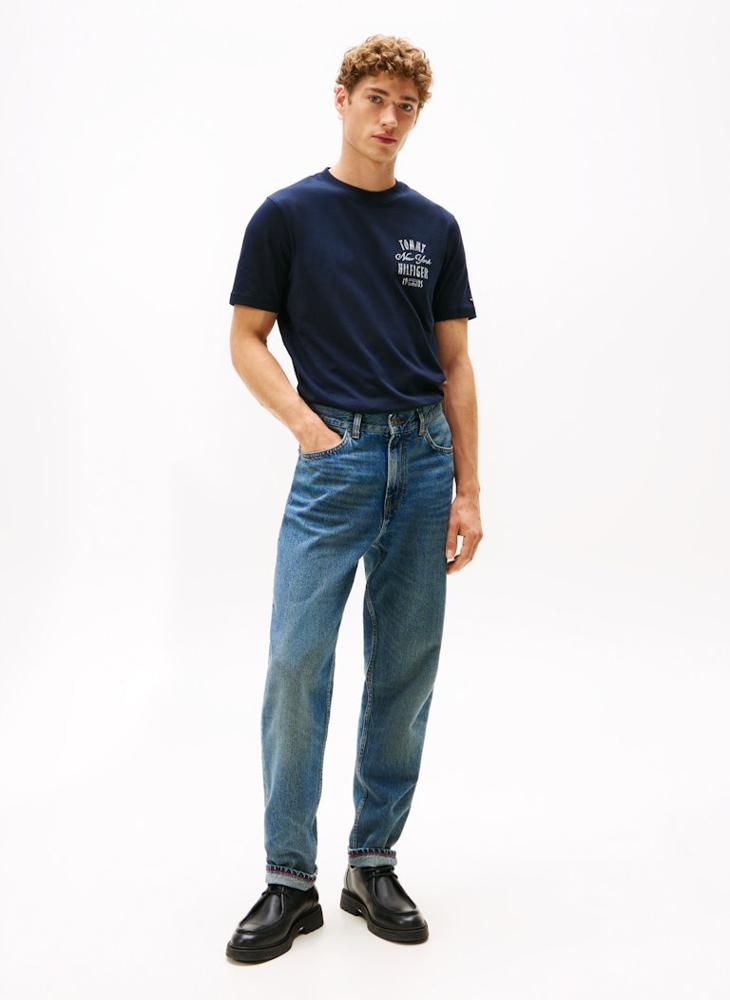 تومي هيلفيغر تيشيرت بياقة دائرية برسومات - Image 4