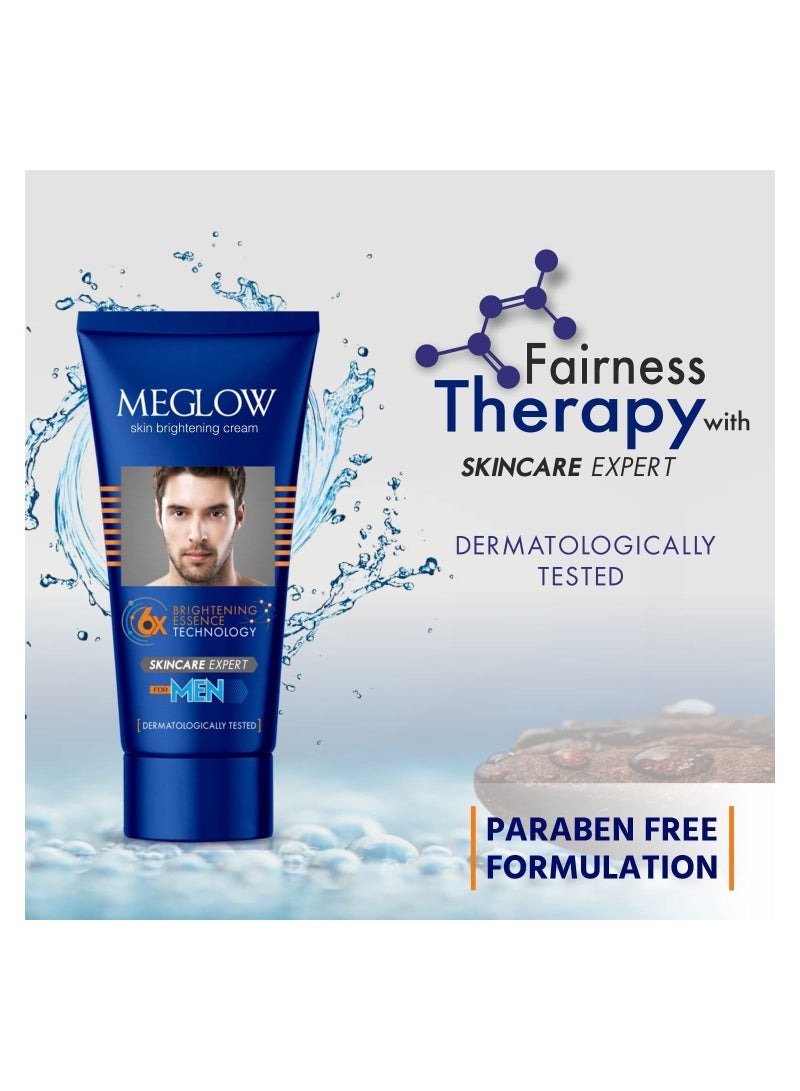 MEGLOW SPF 15 Fairness Cream For Men 50gm With Brightening Essence Technology Mild Fragrance Pack of 2 - Image 3