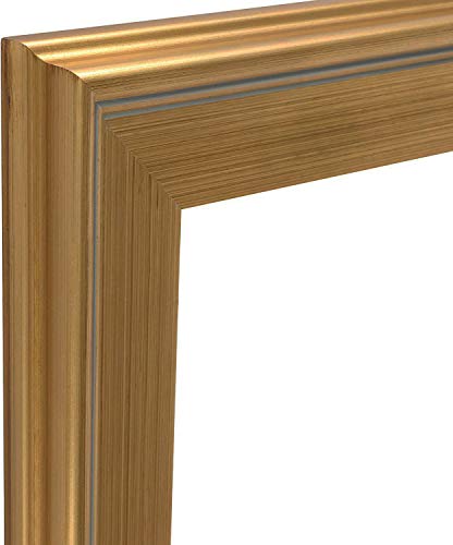Creative Mark Plein Air Style Frame, Hand Leafed Gold, 12x16-3" Wide Moulding with 1/2" Rabbet Depth, Open Back W/O Glazing, Museum Quality, For Art Panels, Stretched Canvas, Pictures and More - Image 4