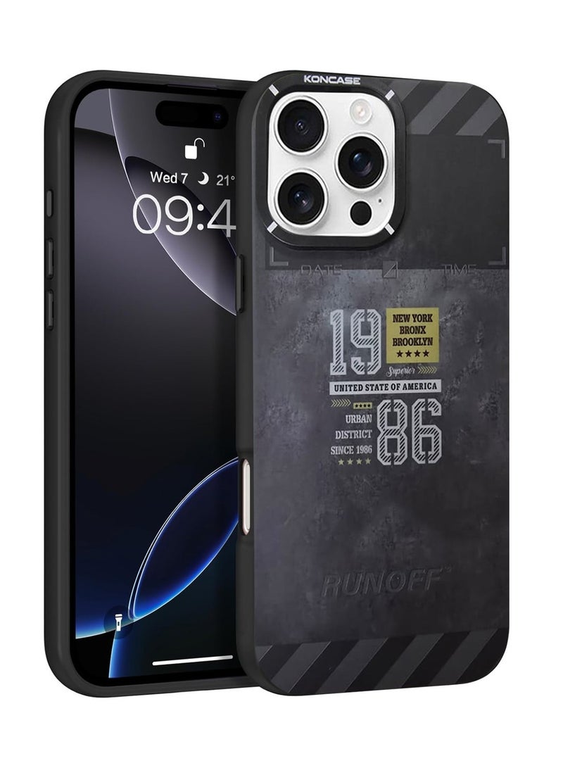 Techie غطاء خلفي من السيليكون TPU لجهاز آيفون 16 برو ماكس مع واقي عدسة الكاميرا المرتفع من أستيتك نيويورك برونكس بروكلين - Image 1