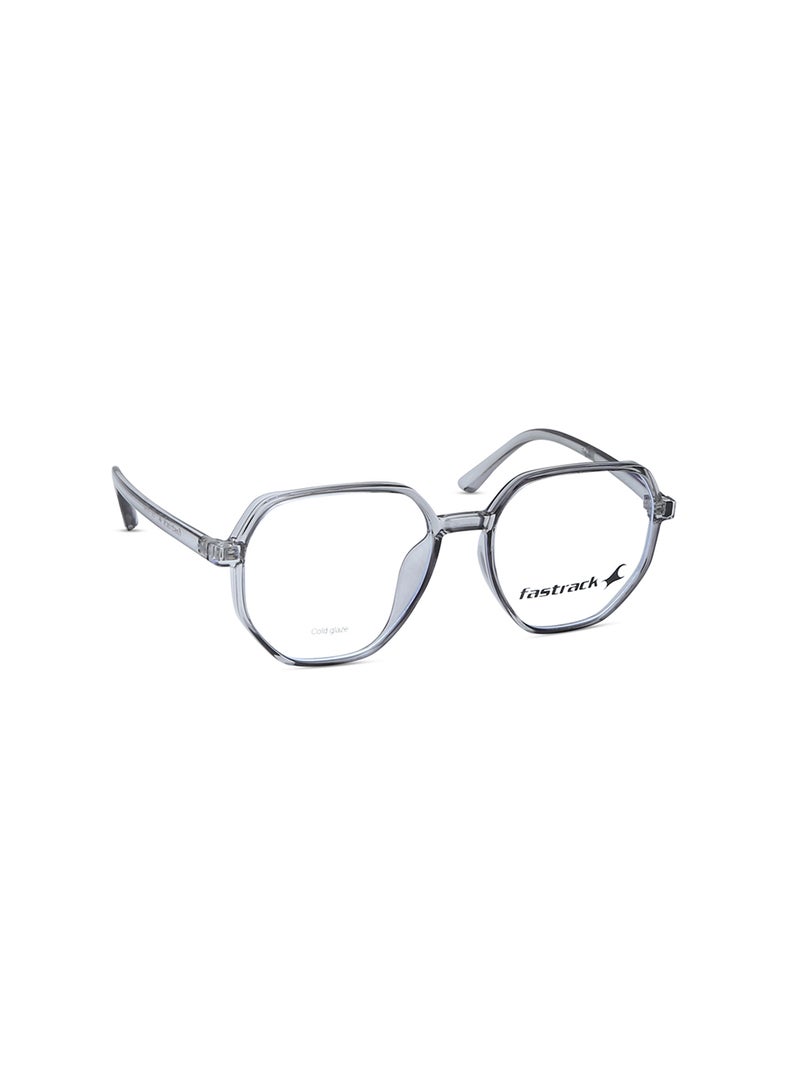 fastrack Light Blue Bugeye  Rimmed Eyeglasses  - Image 2
