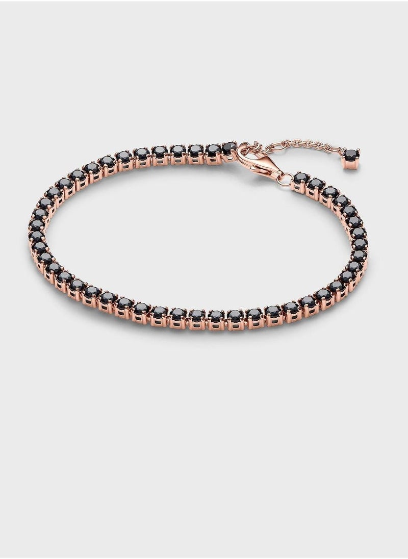 PANDORA Black Sparkling Tennis Bracelet  - Image 1